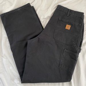 Carhartt Cargo Pants Dungaree Fit Washed Duck